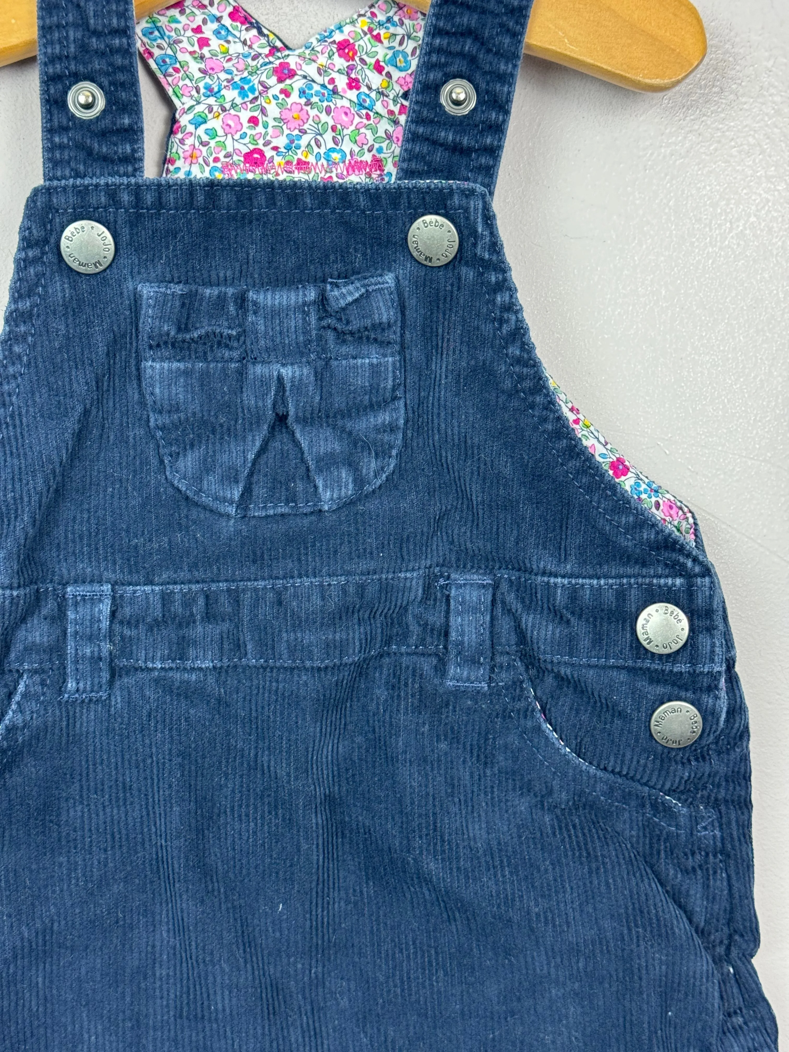 Jojo Maman Bebe Navy Cord Dress 12-18m
