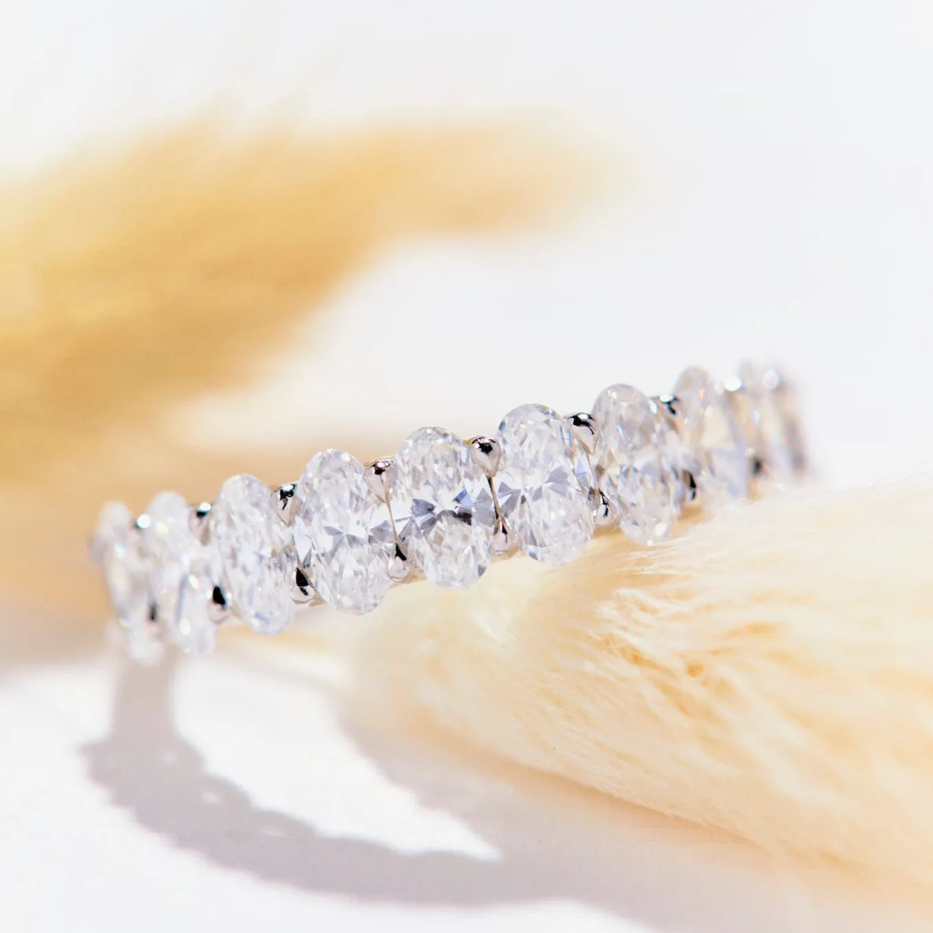 Jolene Oval Cut Diamond Band