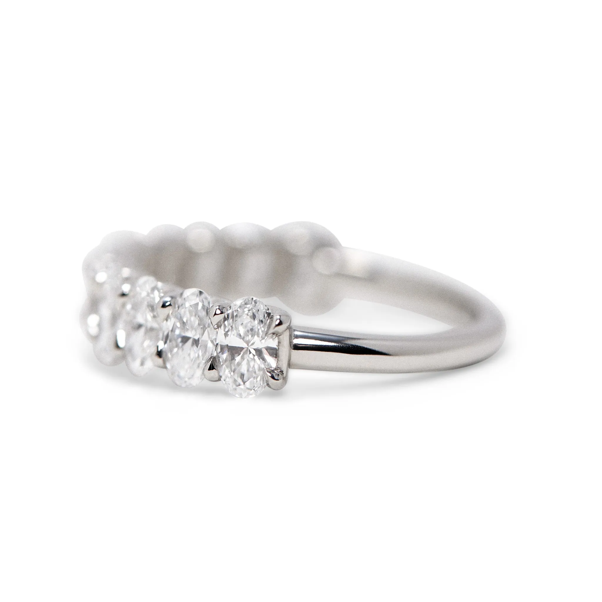 Jolene Oval Cut Diamond Band