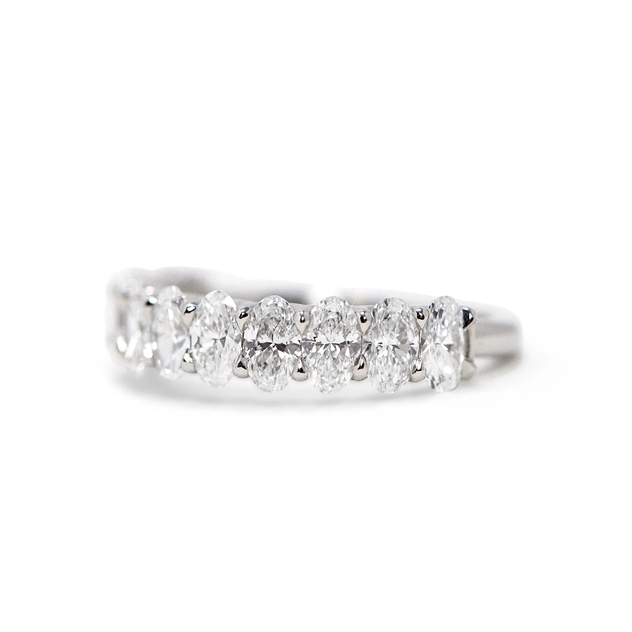 Jolene Oval Cut Diamond Band
