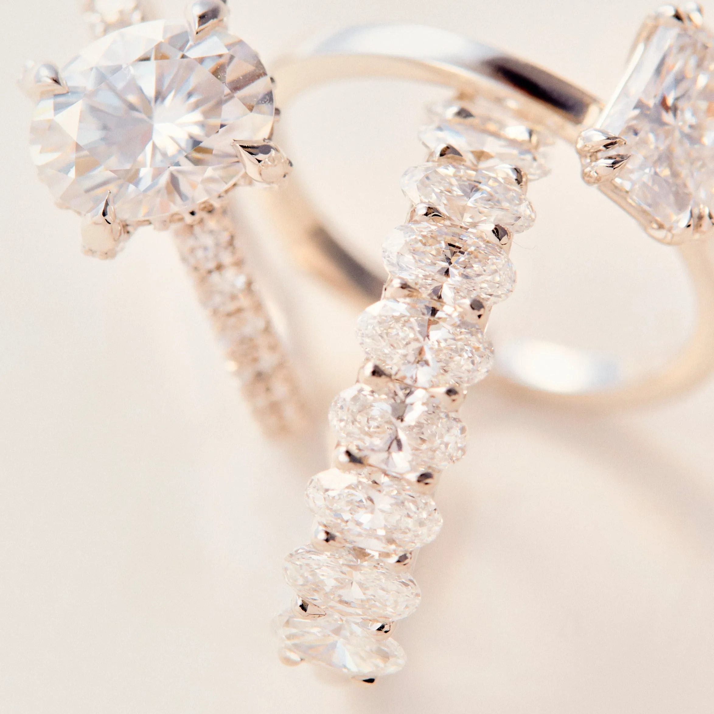 Jolene Oval Cut Diamond Band