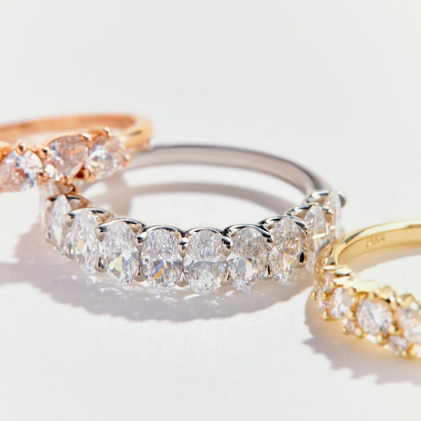 Jolene Oval Cut Diamond Band
