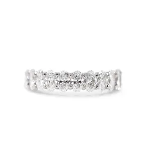 Jolene Oval Cut Diamond Band