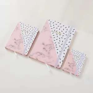 Journal Notebook Hardcover Cardboard Line Diary 96page Stationery Classic Simple