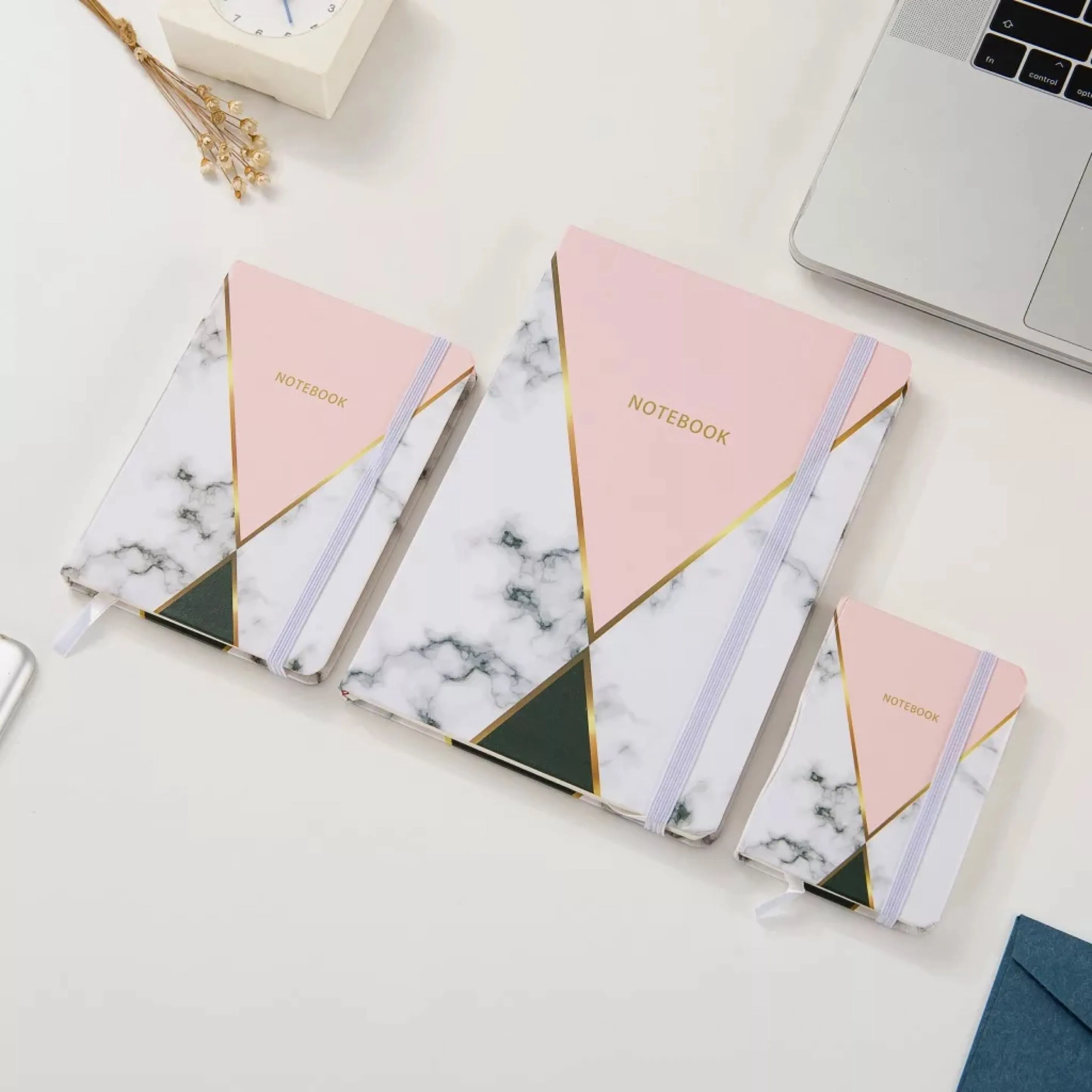 Journal Notebook Hardcover Cardboard Line Diary 96page Stationery Classic Simple