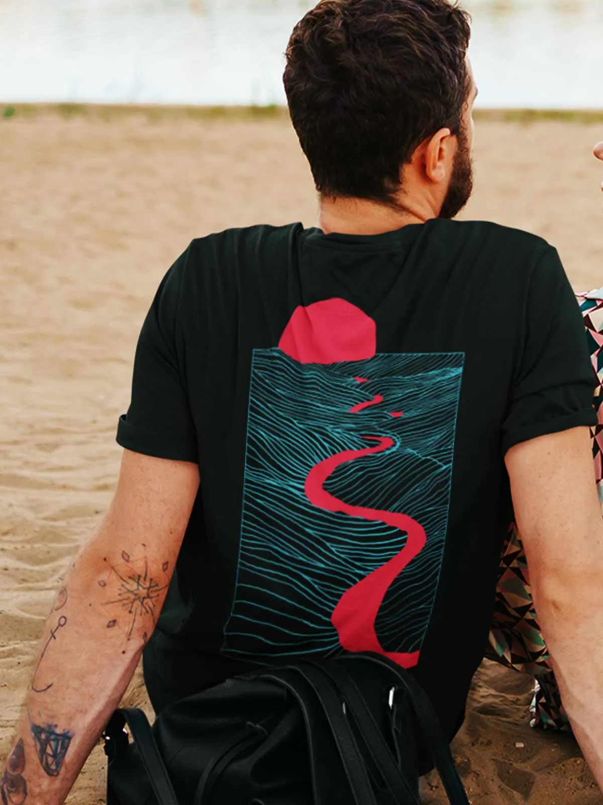 Just Flow With It ! | Backprint  T shirt