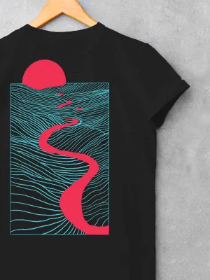 Just Flow With It ! | Backprint  T shirt