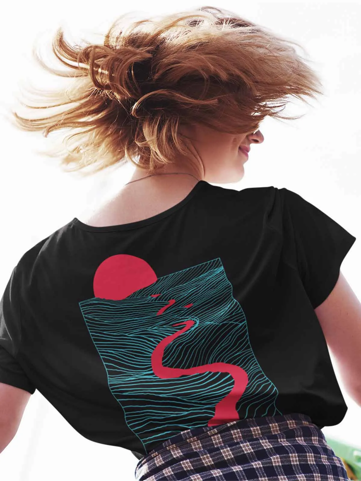 Just Flow With It ! | Backprint  T shirt