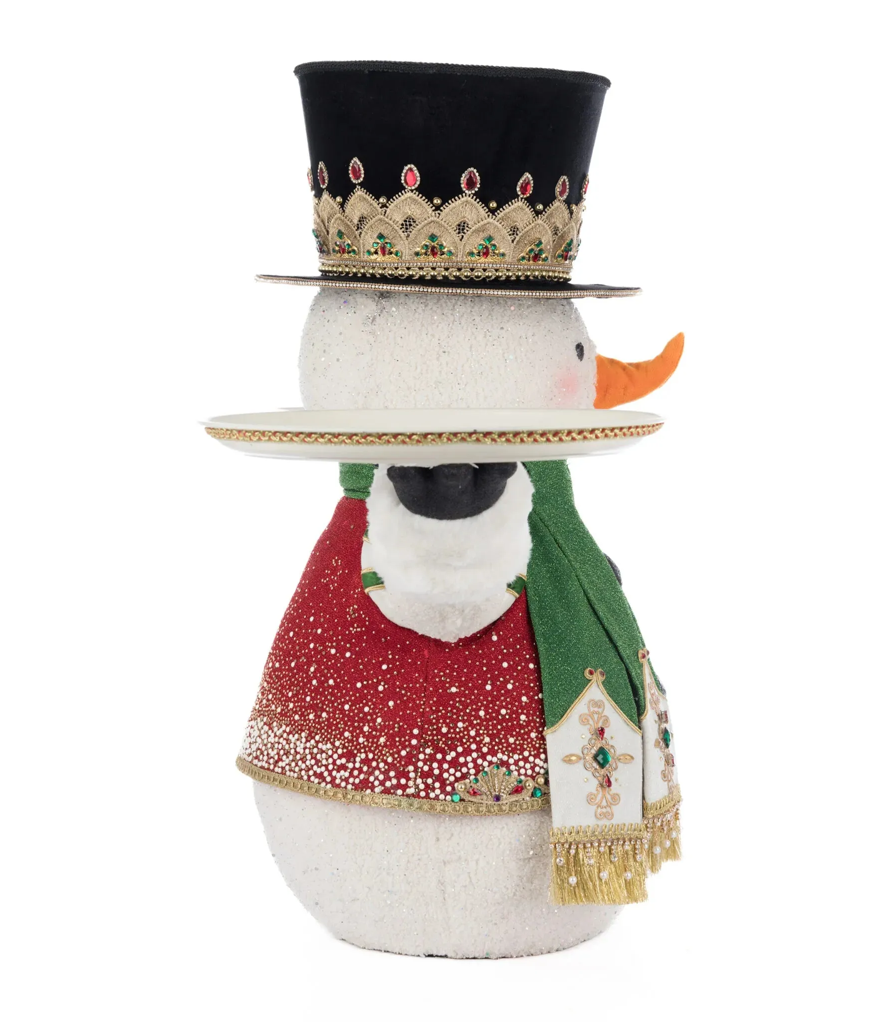 Katherine's Collection Elegant Snowman Server