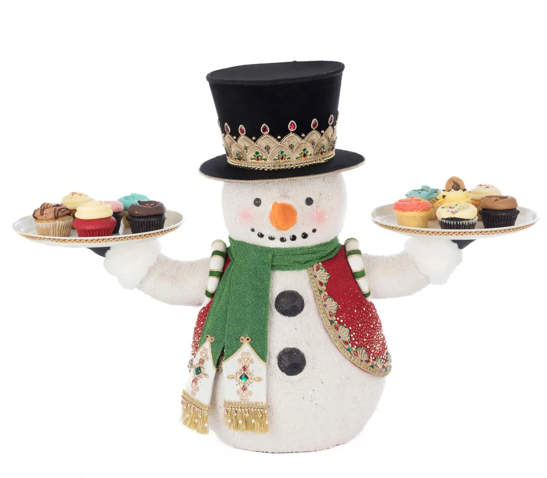 Katherine's Collection Elegant Snowman Server