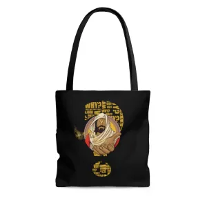 KCC Accessories Bags /AOP Tote Bag/ Faceless Black Jesus