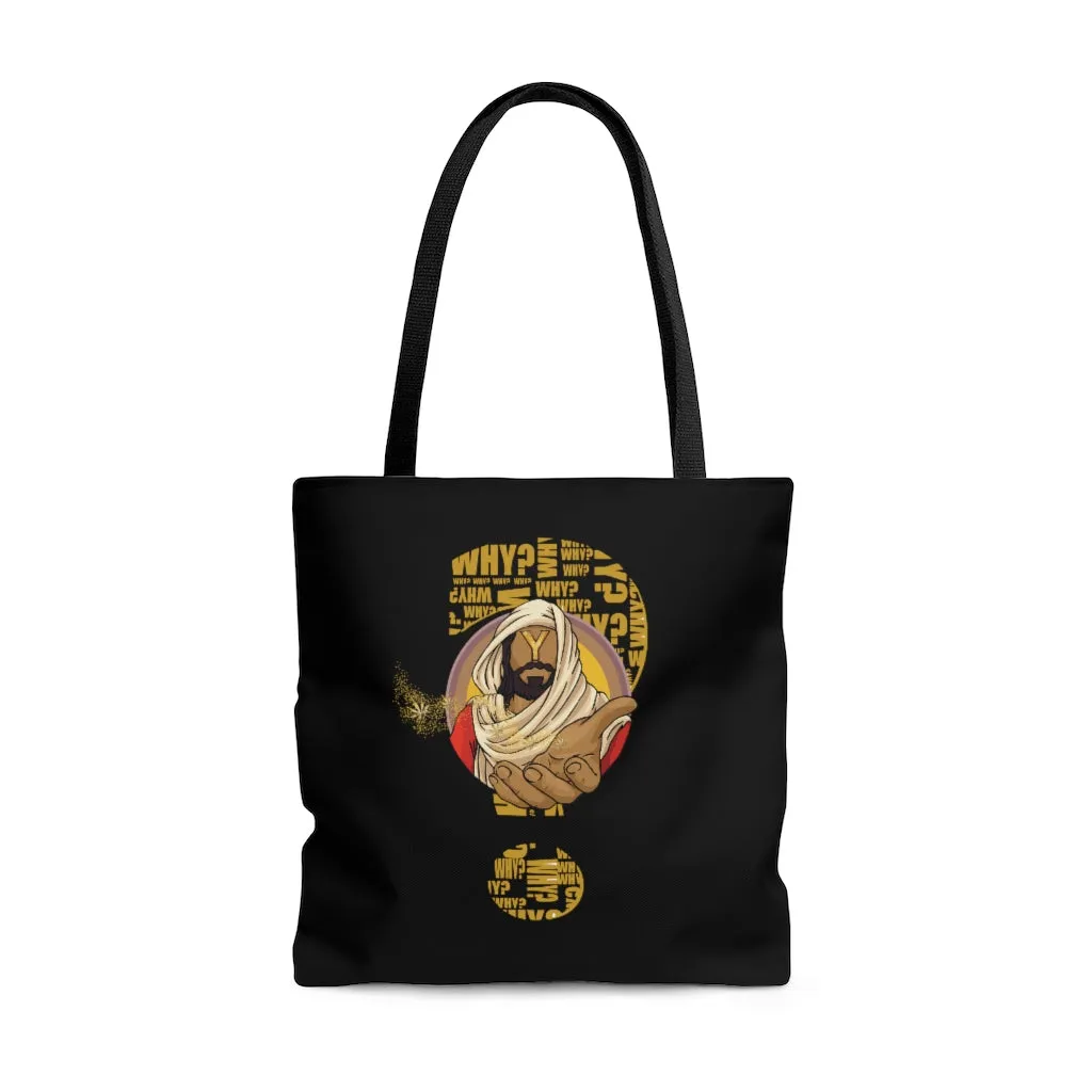 KCC Accessories Bags /AOP Tote Bag/ Faceless Black Jesus
