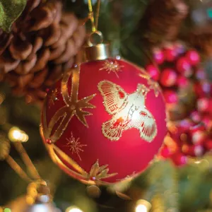 Kevin's Quail Glass Ornaments (Set of 4)