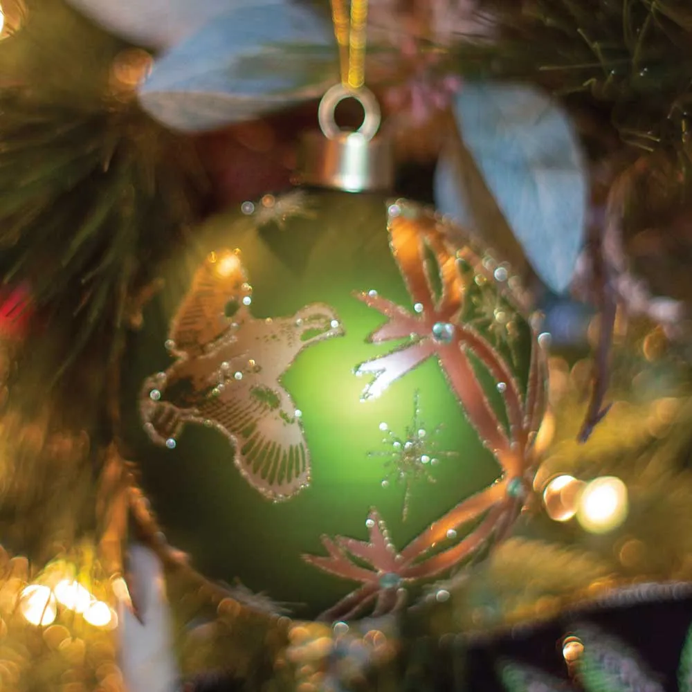 Kevin's Quail Glass Ornaments (Set of 4)