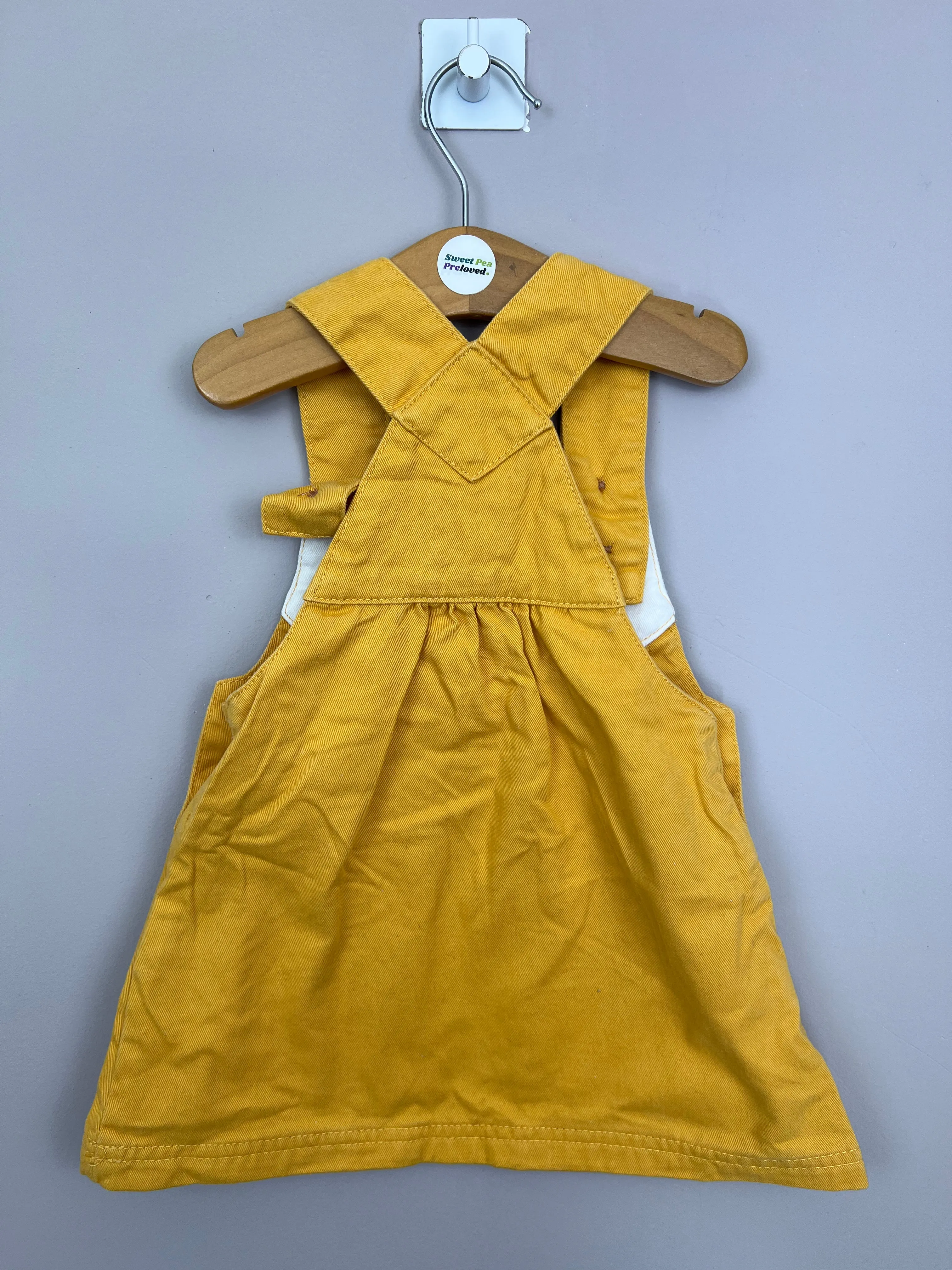 Kite Organic Mustard Fox dress 12-18m