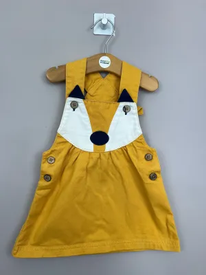 Kite Organic Mustard Fox dress 12-18m