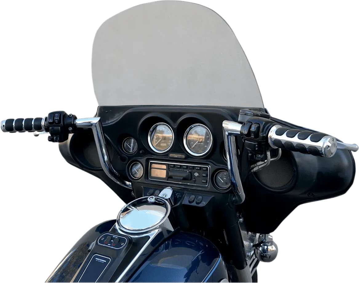 LA Choppers LA-7361-12 1-1/4in. Twin Peaks Touring Bagger Handlebar - 12in. - Chrome