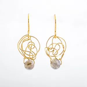 Labradorite Circular Knots