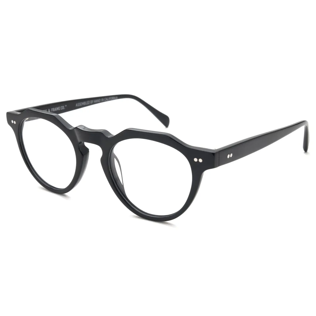 L&F Gibbs |  Reading Glasses | Gloss Black