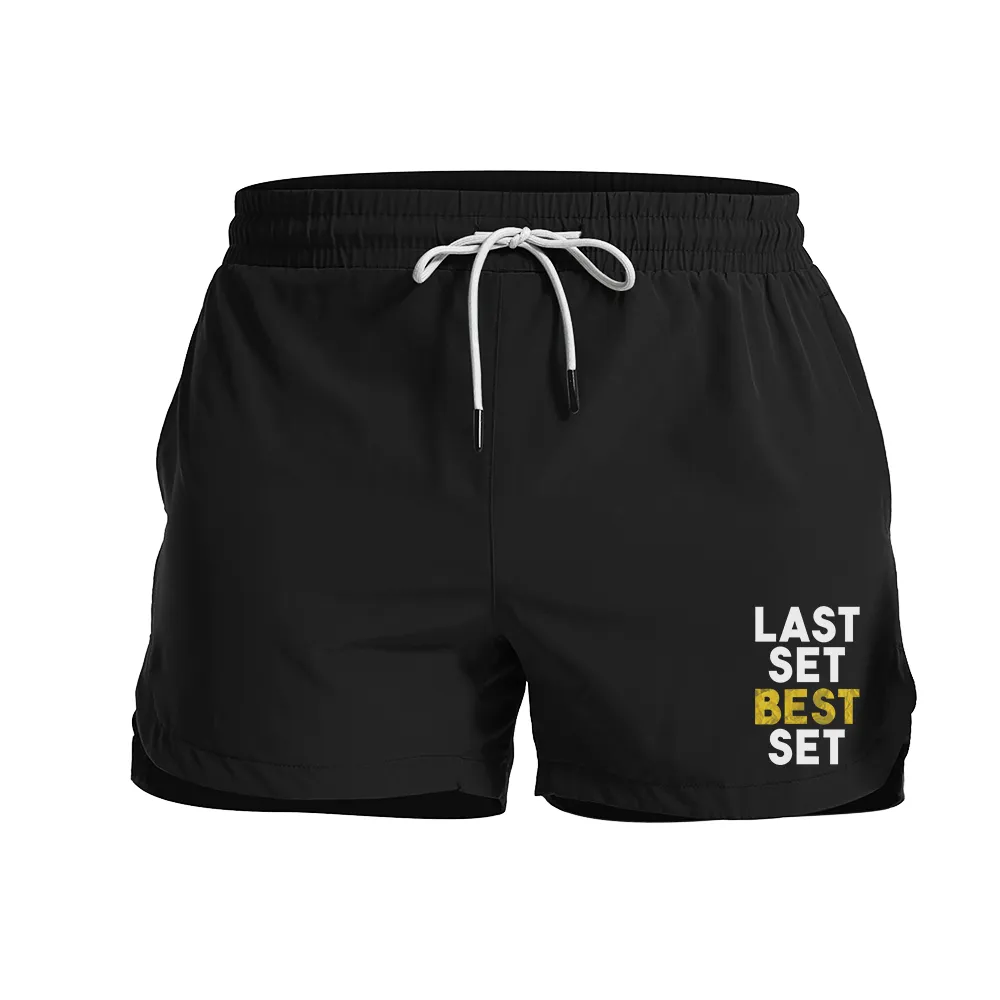 Last Set Best Set Graphic Shorts