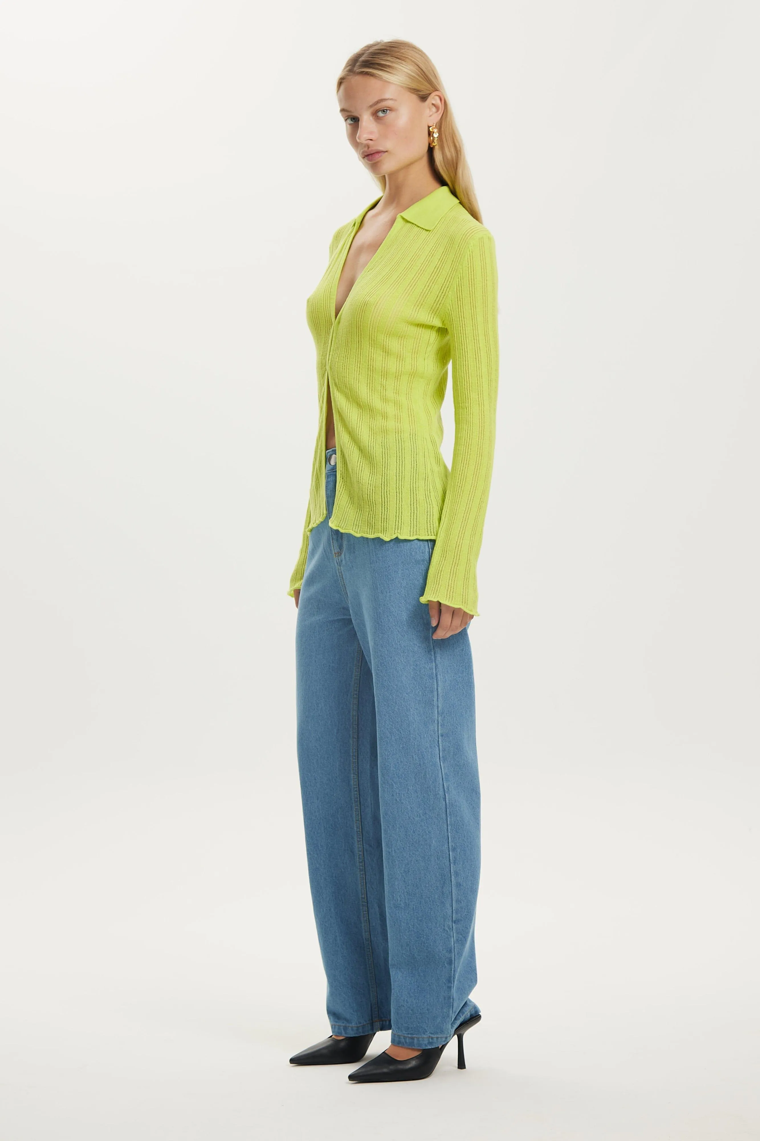LINE UP KNIT SHIRT | ACID
