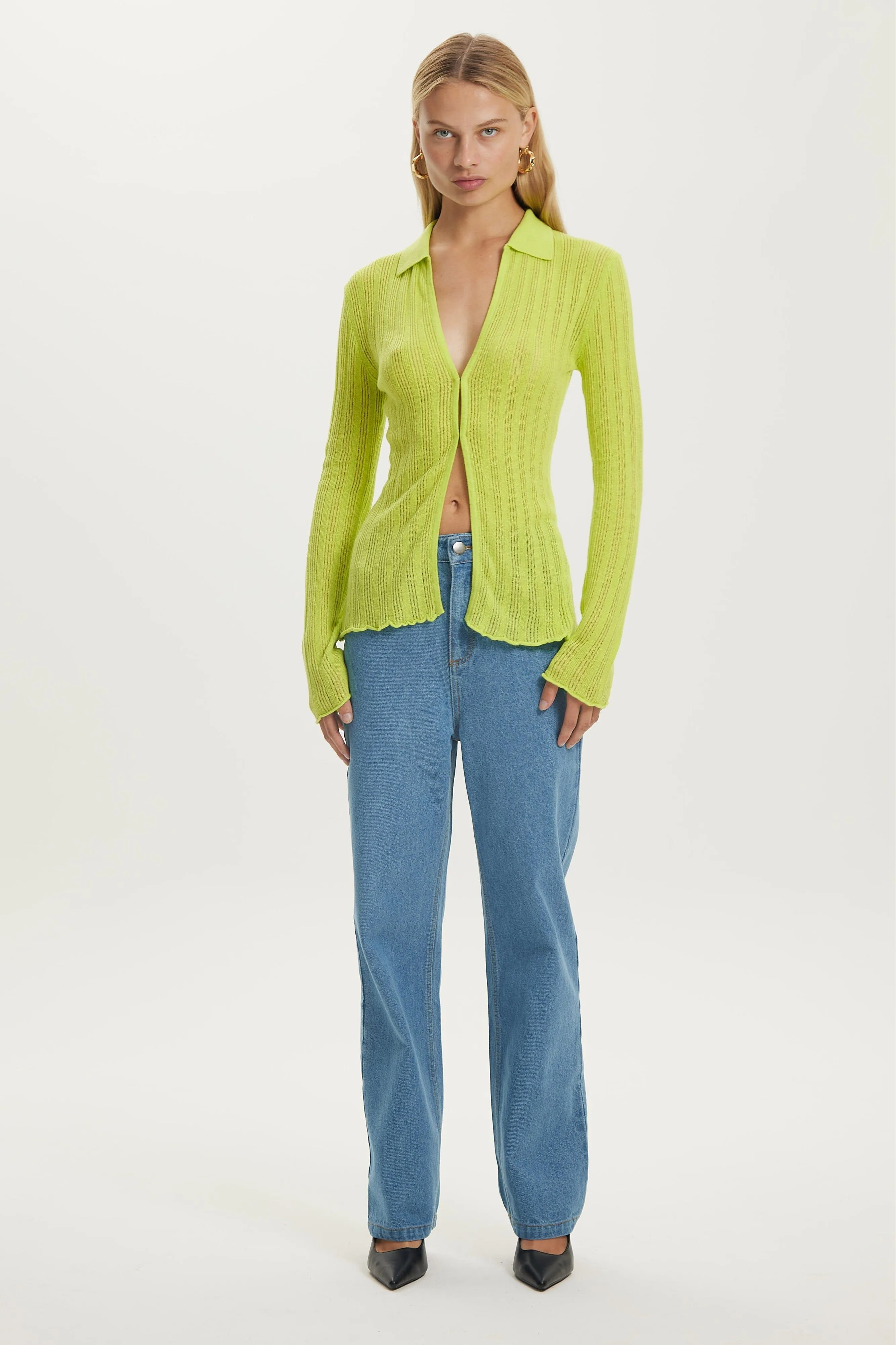LINE UP KNIT SHIRT | ACID