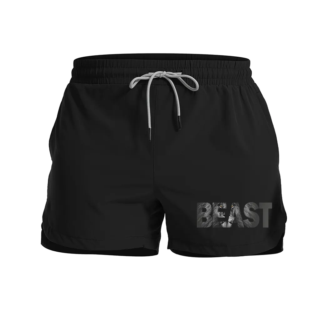 Lion Beast Graphic Shorts