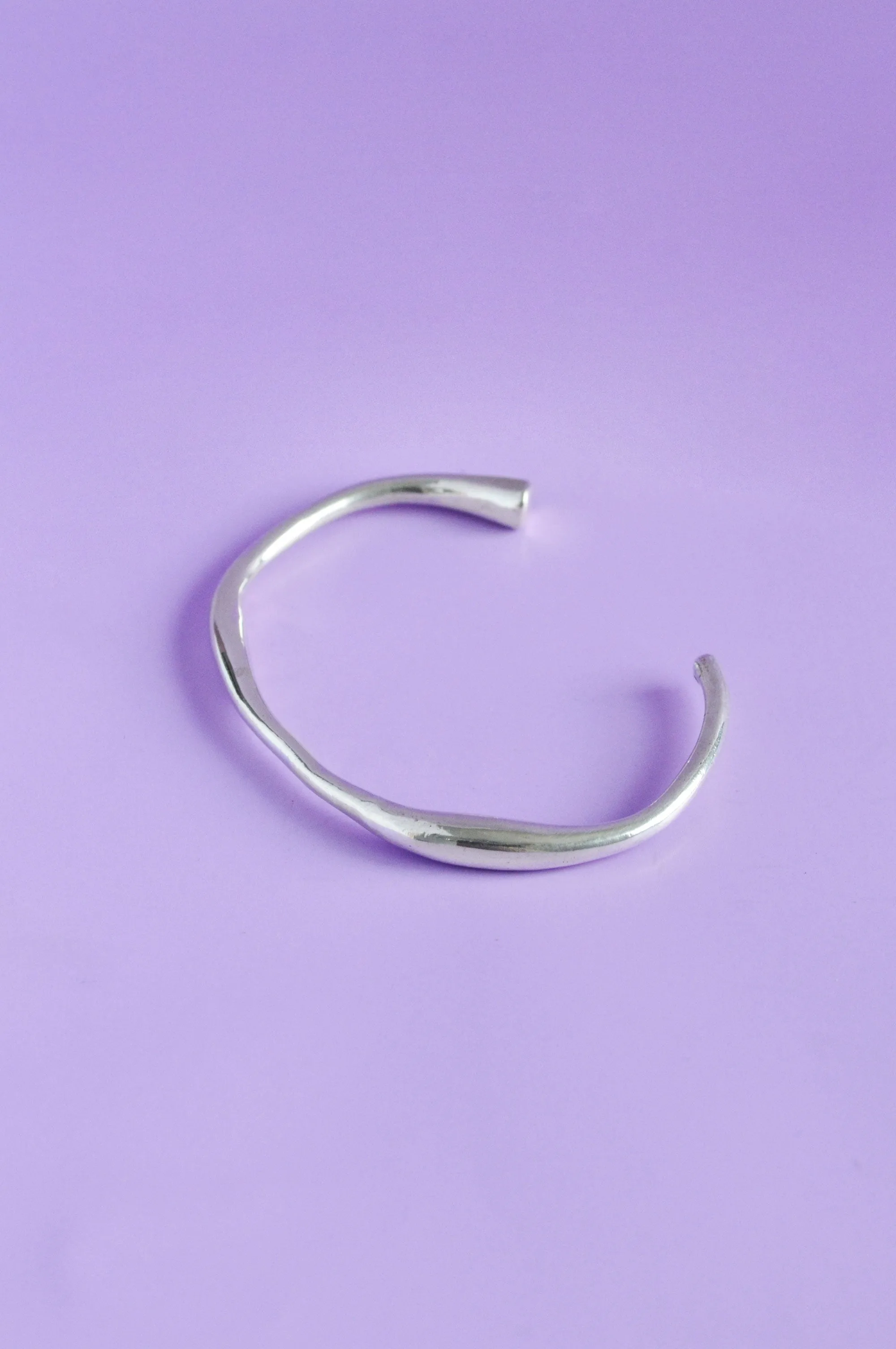 Liquid Silver Bangle