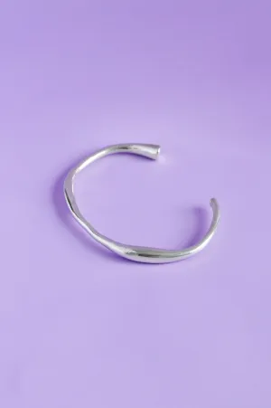 Liquid Silver Bangle