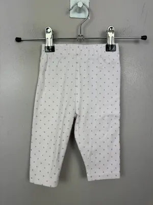 Little White Company spot leggings 3-6m