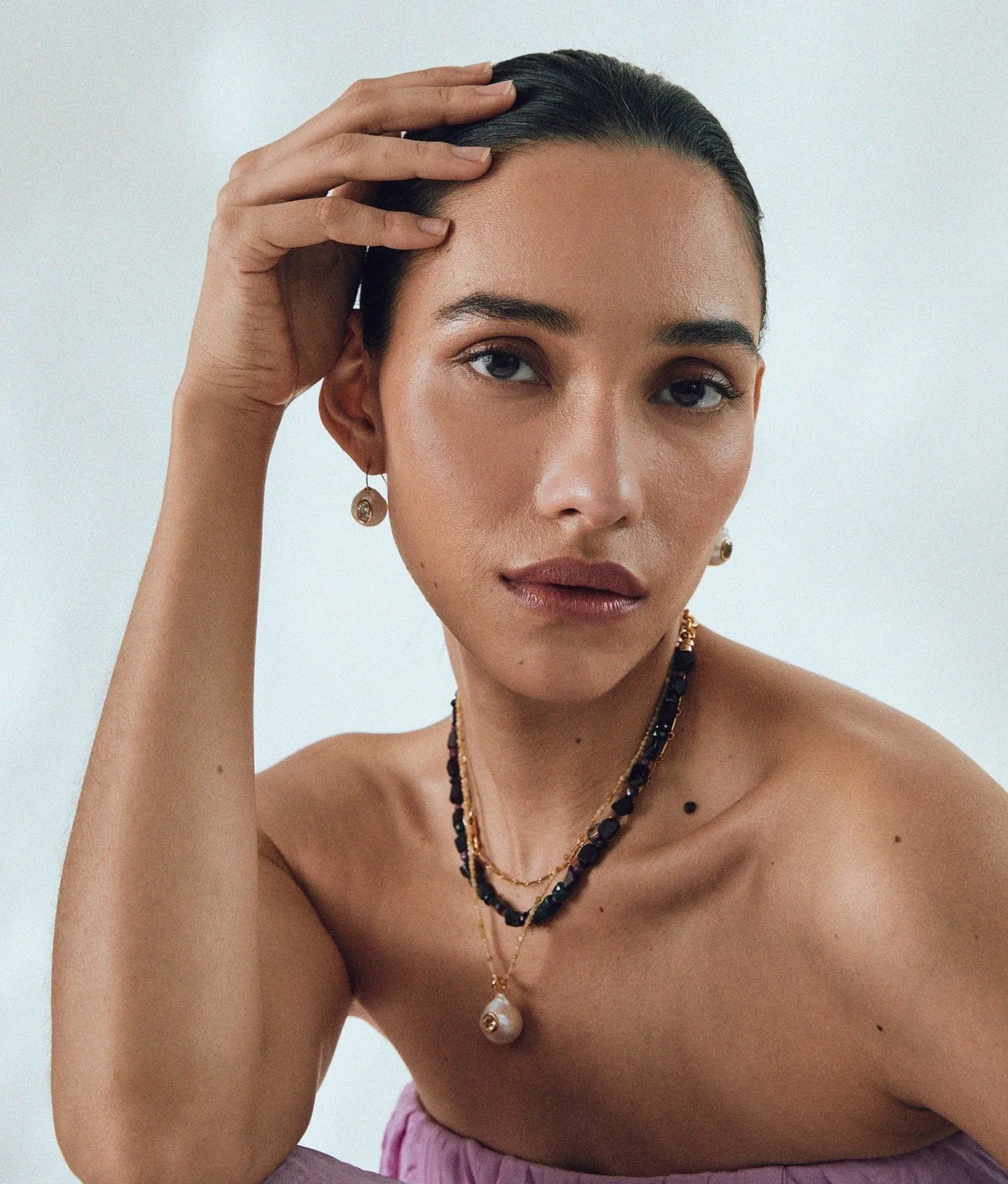 Lizzie Fortunato Athena Necklace in Midnight