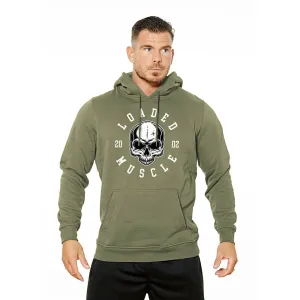 Loaded Skull Heavy Hoodie - Washed Green