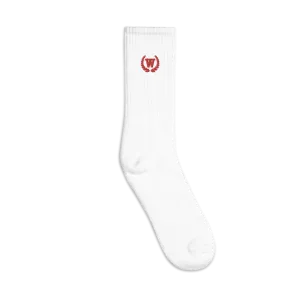 Logo Embroidered Socks