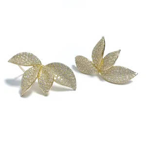 Lotus Flower Earrings