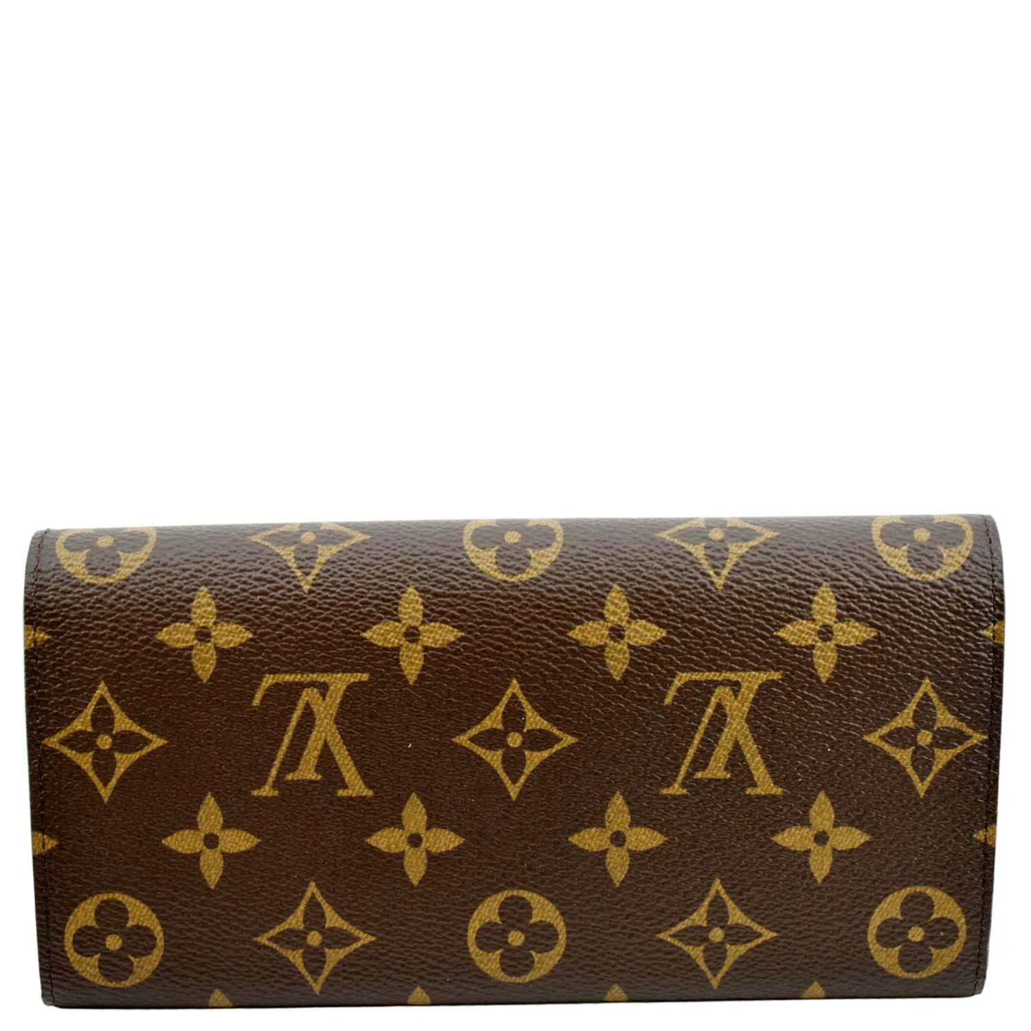 LOUIS VUITTON Emilie Monogram Canvas Wallet Fuchsia