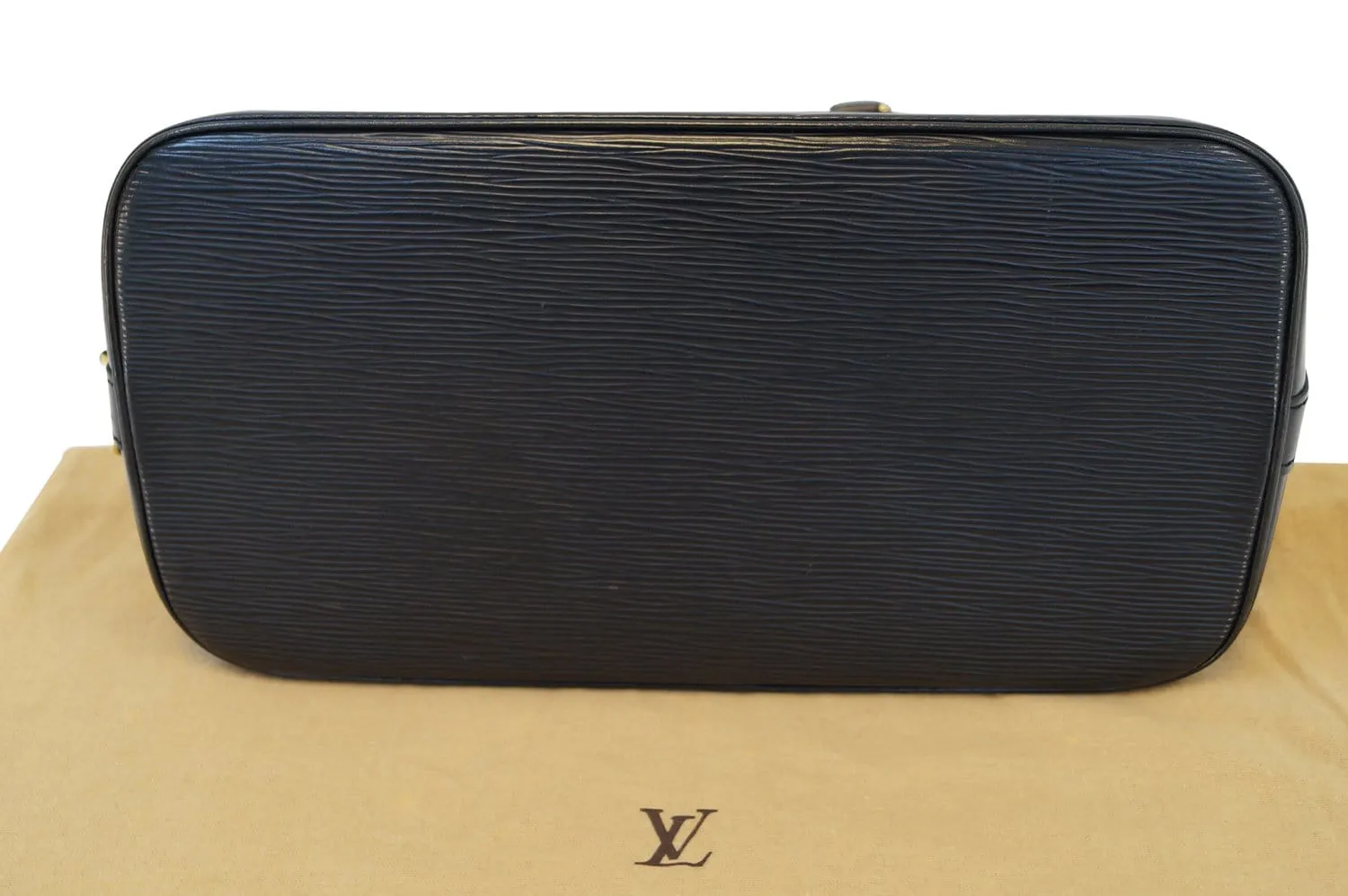 LOUIS VUITTON Epi Leather Alma PM Black Satchel Handbag