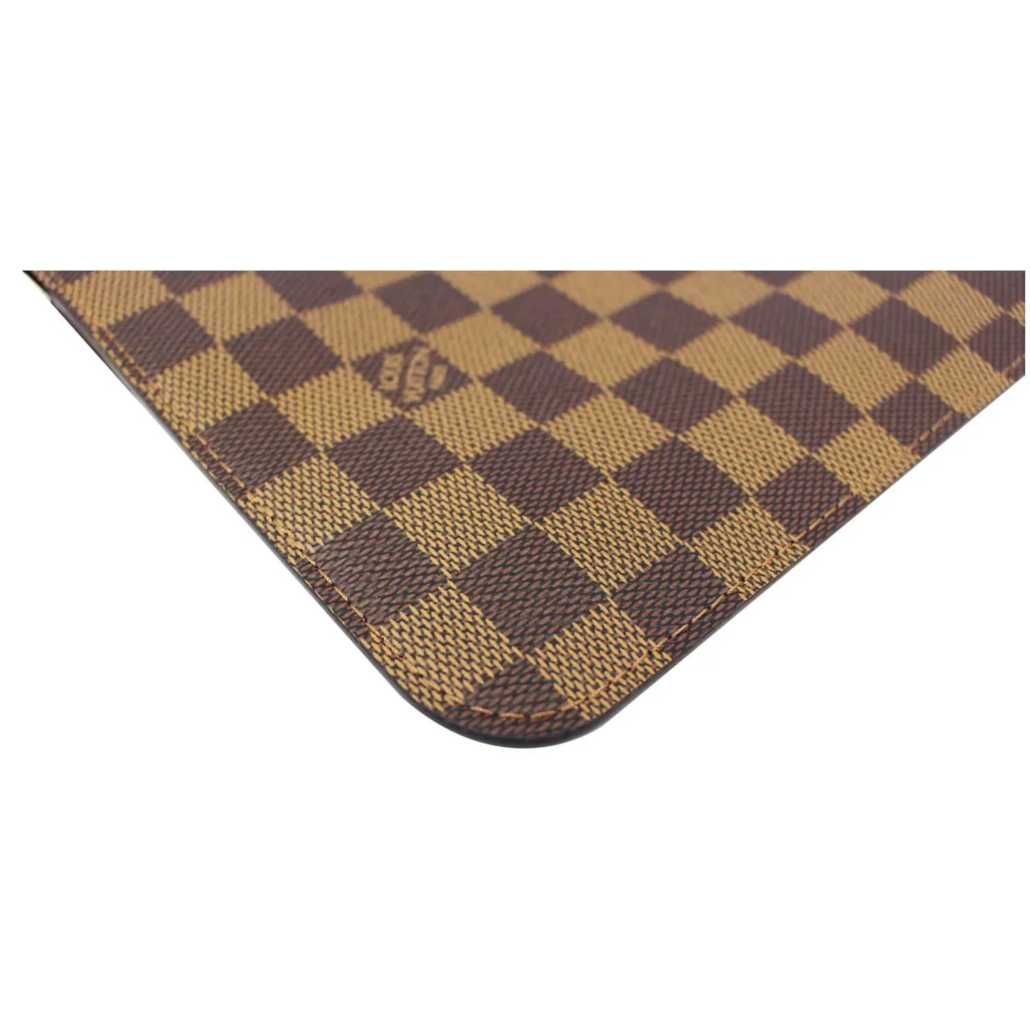 LOUIS VUITTON Pochette Wristlet Pouch Damier Ebene Neverfull MM