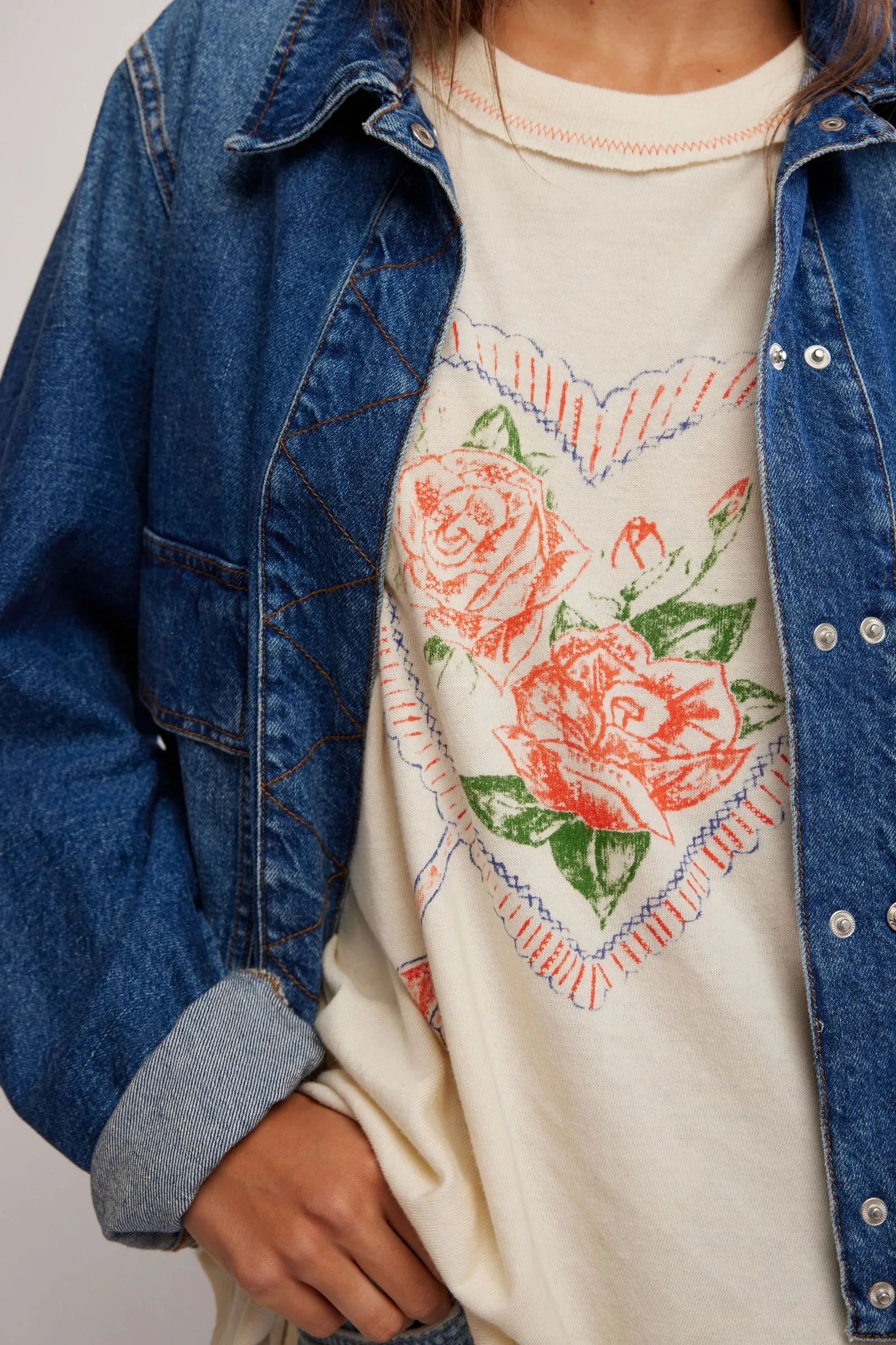 Love Rose Tee~~FINAL SALE