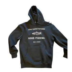 Low Expectations Hoodie-Black