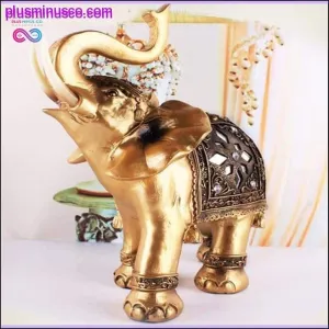 Lucky Wealth Figurine and Elegant Feng Shui Elephant Home