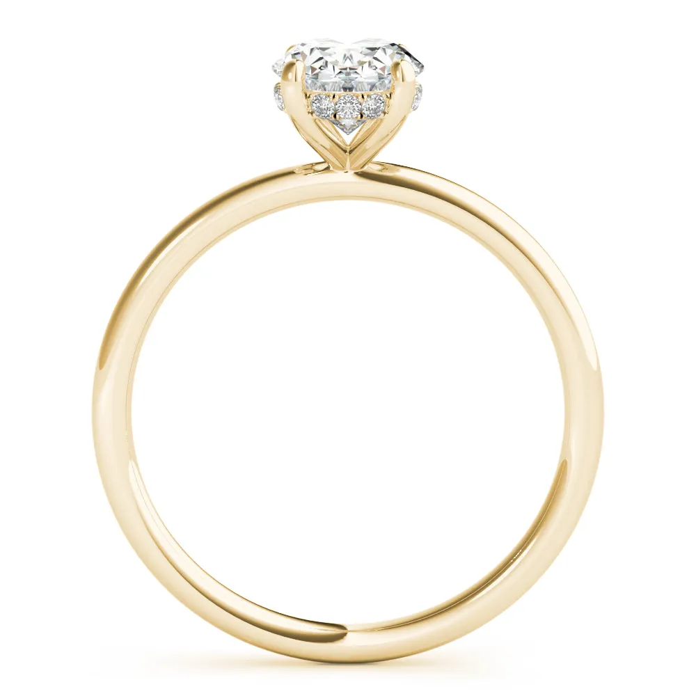 Madilyn Oval Diamond Solitaire Engagement Ring