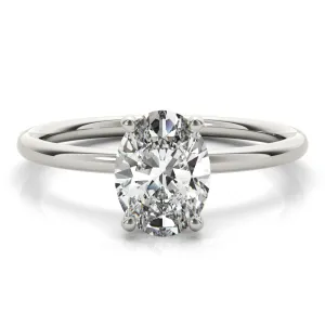Madilyn Oval Diamond Solitaire Engagement Ring