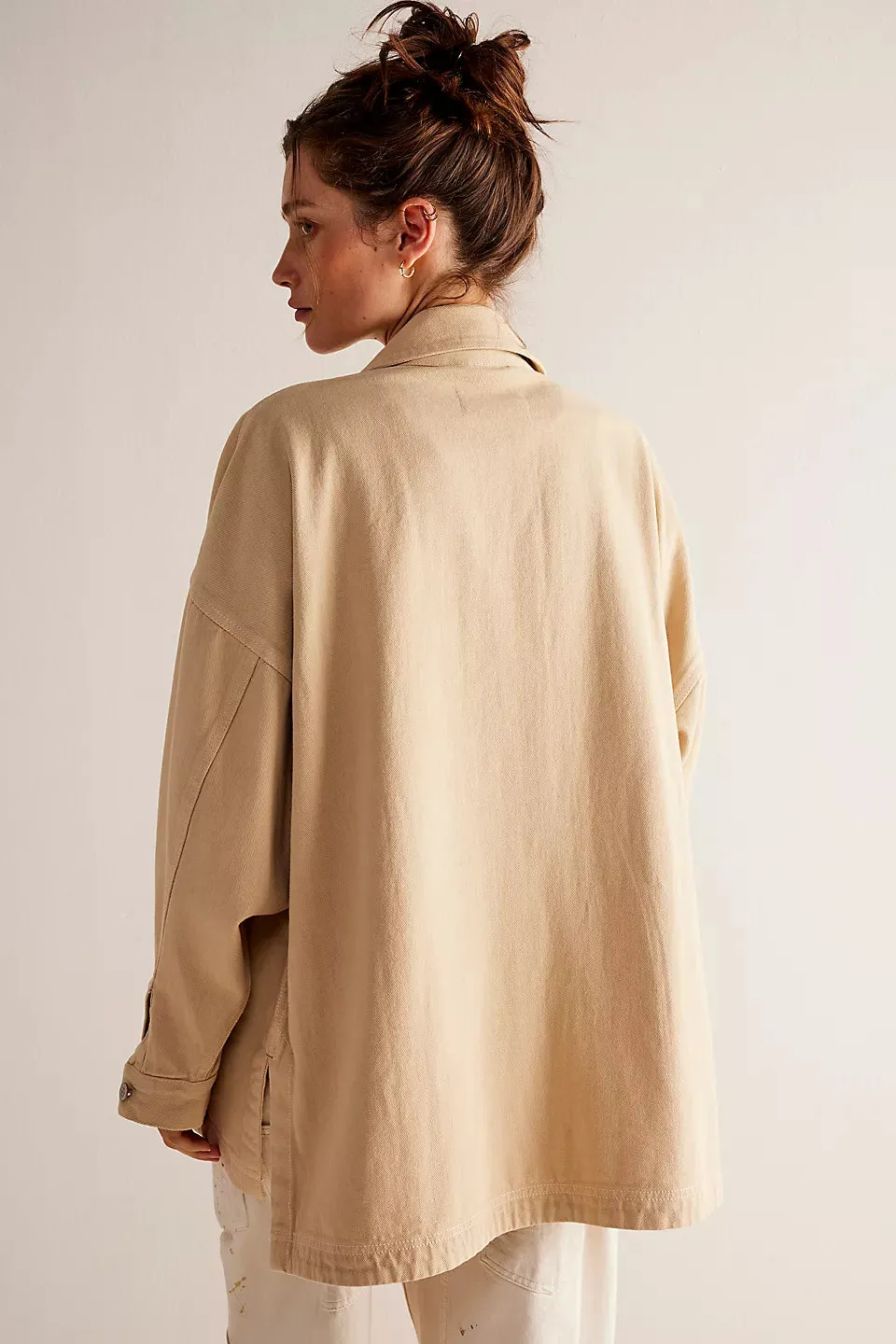 MADISON CITY DENIM JACKET-WARM CAMEL