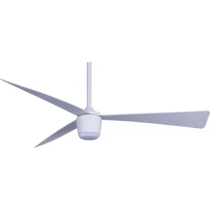 Matte White Star 7 Ceiling Fan 52" With Led light and Remote