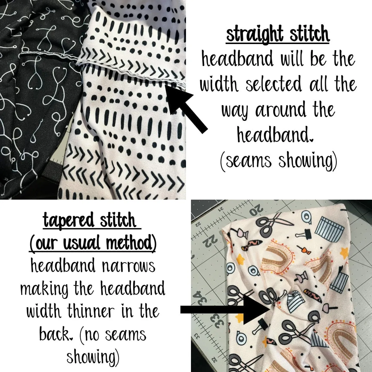 Mauve Symbols Headband