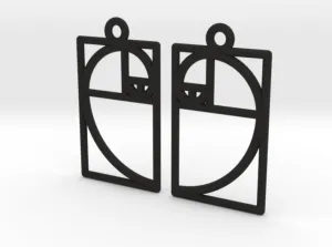 Medium Golden Ratio Earrings (Nylon)