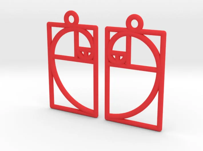 Medium Golden Ratio Earrings (Nylon)