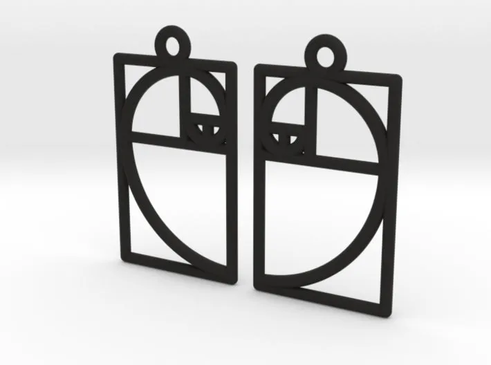 Medium Golden Ratio Earrings (Nylon)