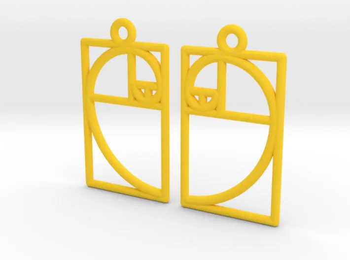 Medium Golden Ratio Earrings (Nylon)