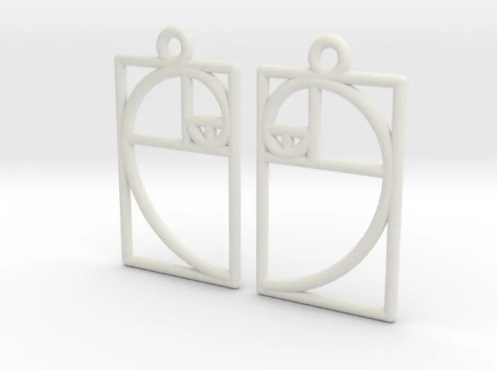 Medium Golden Ratio Earrings (Nylon)